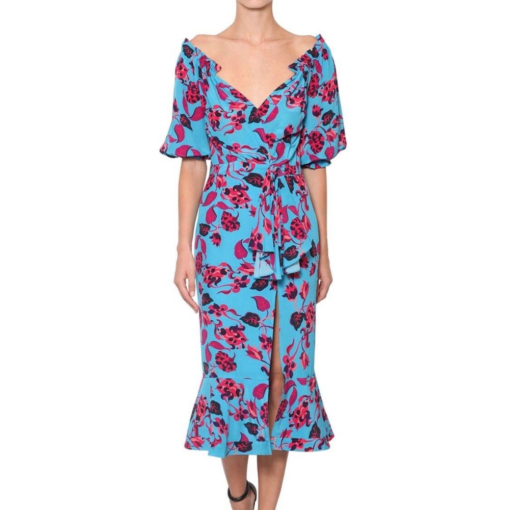 Saloni Olivia Silk dress